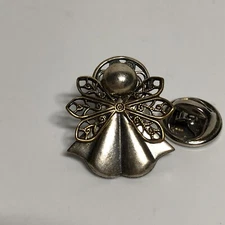 Kat's Creations Mixed Metal Filigree Angel Pin  