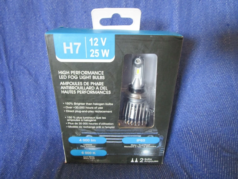 PAIR Pilot Automotive LED Fog Light Bulbs PL-H7 Foto 2 de 4