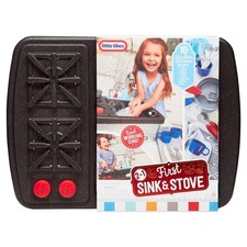 Kids Sink Stove Playset Pretend Cooking Water Pump Knobs Sounds Accessories