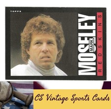 1985 Topps #186 Mark Moseley