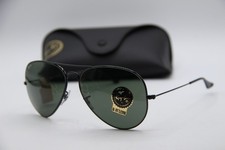 RAY-BAN RB 3026 L2821 BLACK AVIATOR G-15 LENS AUTHENTIC FRAMES SUNGLASSES 62-14