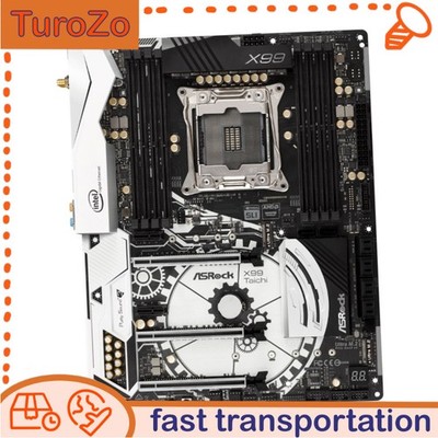 LGA2011-3 ASROCK X99 Taichi Motherboard DDR4(OC) ATX Mainboard SLI Used