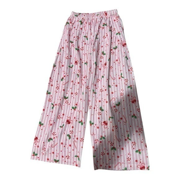 American Girl Merry Everything PJs Size 6 XS Pink Holiday Pajama Set - Image 3 of 4