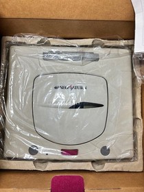 Sega Saturn Controller with Box, Power & AV Cables, Used, Japan Rare