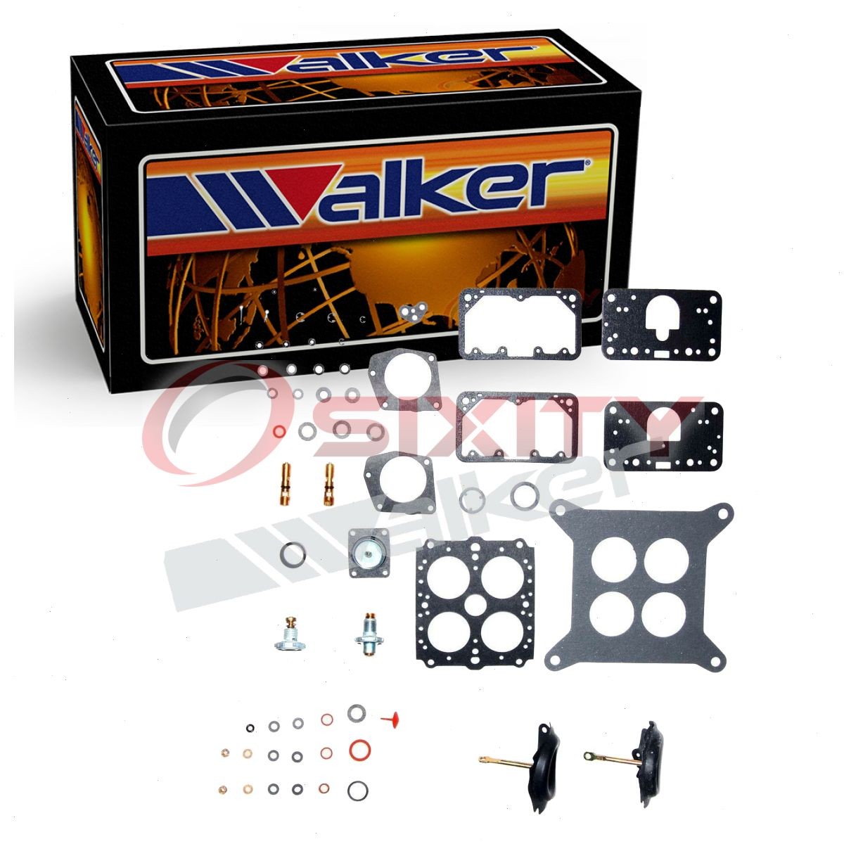 Walker 15819 Carburetor Repair Kit for 96-647 96-228A 610A 564 2-5665 1240 yd