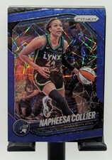 2025 Prizm WNBA Napheesa Collier Blue Velocity Prizm #8 Minnesota Lynx