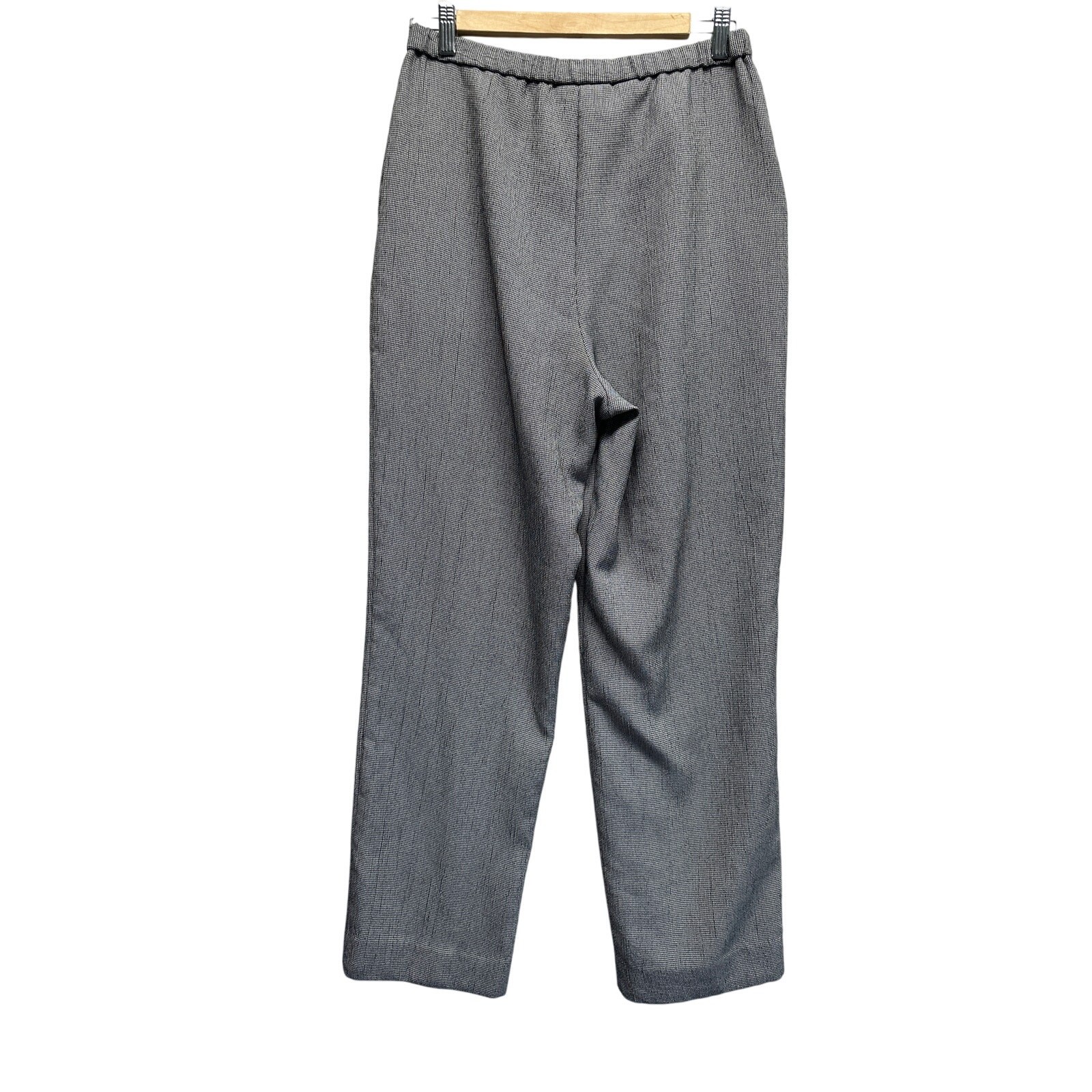 Black Gray Check Pendleton Gingham Slacks Women P… - image 7