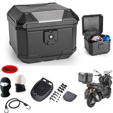 BAULETTO 38LT GIVI+PIASTRA PER PORTAPACCHI PER P IAGGIO VESPA 150 PX MA  