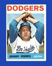 1964 Topps Set-Break #580 Johnny Podres EX-EXMINT *GMCARDS*