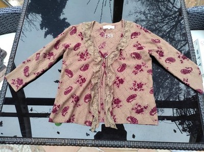 odd molly Strickjacke Basic Cardigan Jacke Gr. 1 = 36 38  Schulterjacke Boho