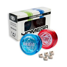 Yomega 2 Legendary Spinners the Yoyo with a Brain and Fireball Transaxle