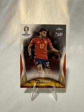 2024 Topps Chrome UEFA EURO National Debut Lamine Yamal #17 Spain Rookie