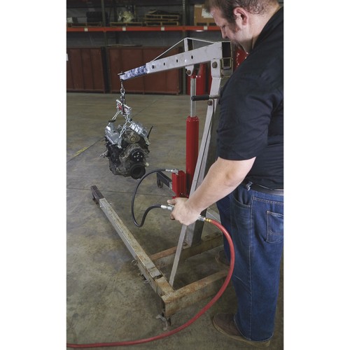 Strongway 8-Ton Long Ram Air/Hydraulic Jack, Single Piston, Clevis Base - Bild 7 von 11