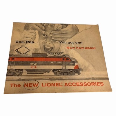 1956 Train Memorabilia Lionel Train Accessories Catalog Vintage