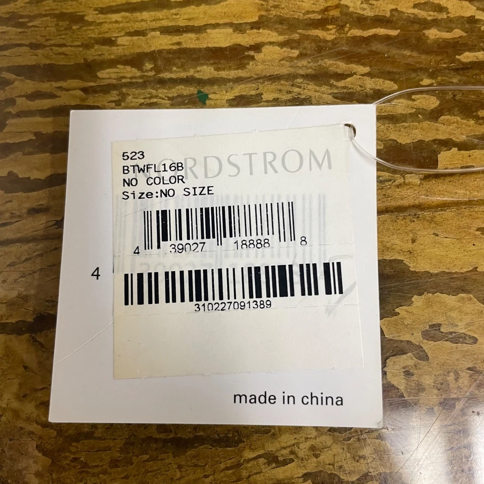 Bolsa de cosméticos Nordstrom Beauty con cierre de cremallera roja borgoña Foto 4 de 4