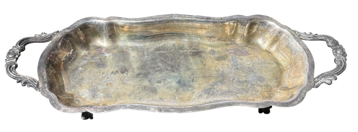 25+ FB Rogers Silver Coin Antique US Silver-Plated Platters