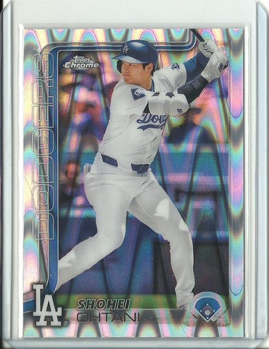 2025 Topps Chrome Shohei Ohtani 🔥RayWave Refractors🔥 #1 Dodgers