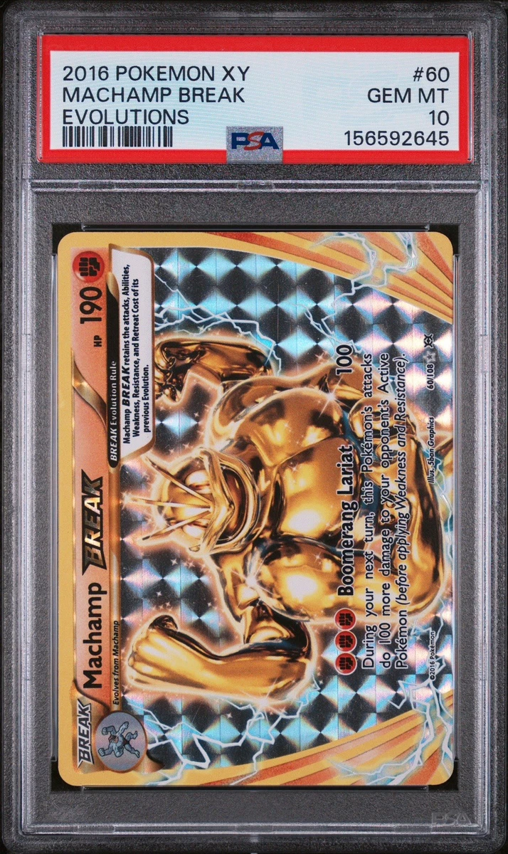 Machamp Pokémon TCG Evolutions Rare Individual Collectible Card