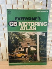 EVERYONE'S MOTORING ATLAS MAP  - BARTHOLOMEW SOFT COVER 1979 SAN42