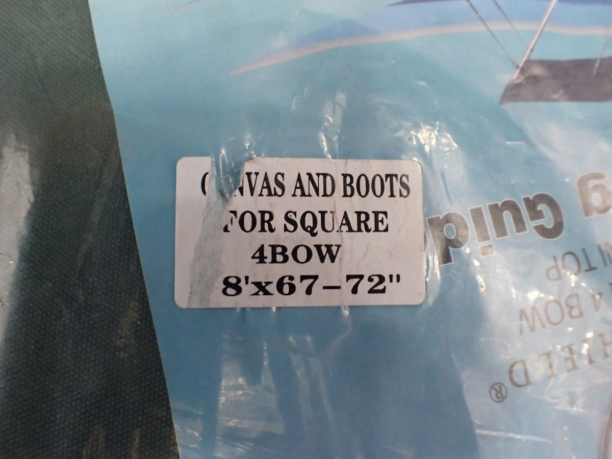 ELITESHIELD 4 Bow Bimini Top Replacement Canvas Cover 8'L x 67"-72" W*