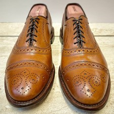 Allen Edmonds STRAND Cap-Toe Oxfords 9.5 D Walnut Brown Leather 1635 US