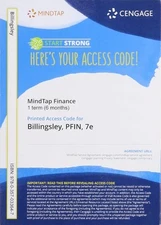 MindTap for Billingsley/Gitman/Joenck's PFIN, 1 term Printed Acce