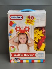 NEW LITTLE TIKES WAFFLE BLOCKS (40)
