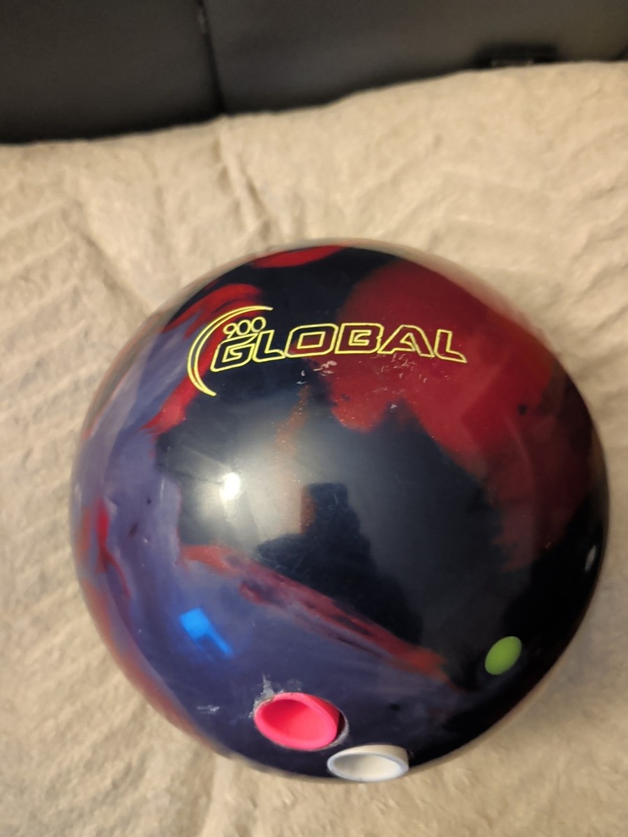 900 global zen25 15lb bowling ball 1x Drilled Low Games On Ball 3