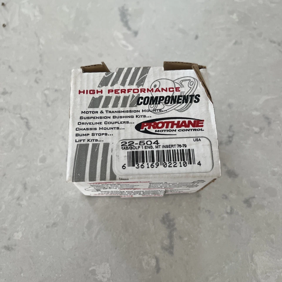 Prothane 22-504 Red Left Motor Mount Insert Kit 1976 1977 1978 1979 VW Golf - Image 2 of 2