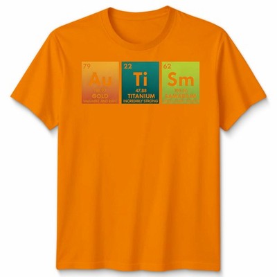 Autism Awareness Unisex lustiges Autismus Periodensystem T-Shirt