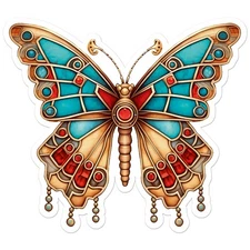 Butterfly - Vinyl Decal Sticker - Car Window Laptop - ebn9666