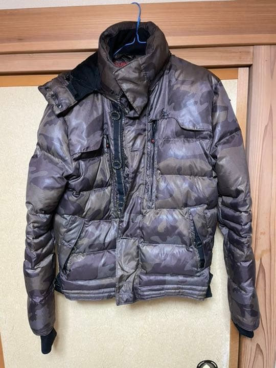 WELLENSTEYN Down Jacket Camouflage Pattern Size L - image 1