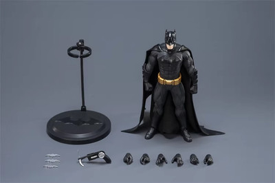 HM TOYS HM01 1/12 Batman Action Figure (B) Black Version In Stock