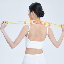 Back Massager Roller Rope Reduce Fatigue Portable Manual Massage Strap For WT