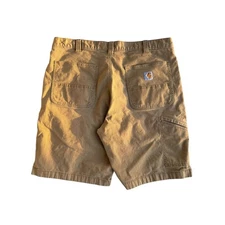 Carhartt Shorts Mens 38 Brown Relaxed Fit Work Utility Canvas Duck Carpenter
