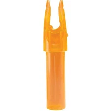 Carbon Express .244 Launchpad Precision Nock 12-Pack - Clear/Orange
