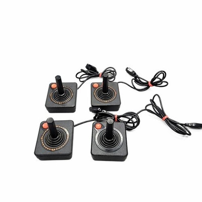Genuine Atari CX40 Joystick Controllers Lot of 4 Untested Vintage Retro