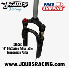 Oil/Spring 16” Electric Balance Bike Suspension Fork - For Stacyc
