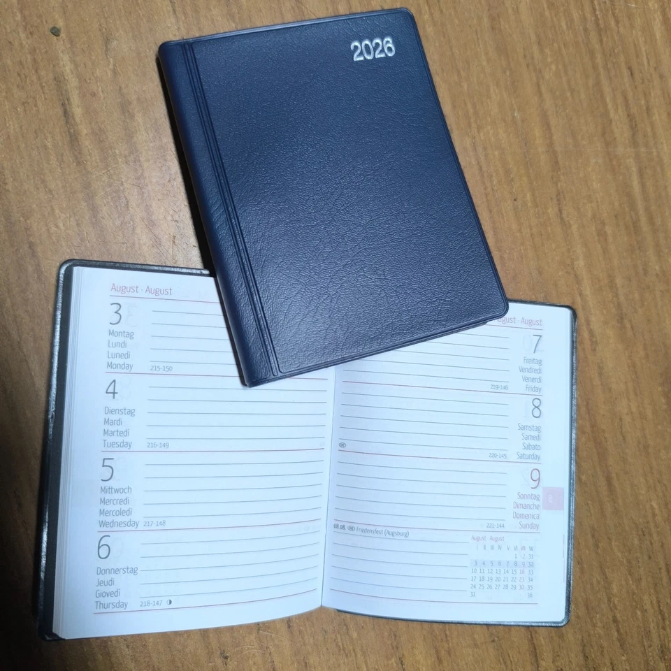 NEUMANN ZETTLER 2026 Zettler Neumann Taschenkalender 1 W 2S 660 -1001 660097 schwarz