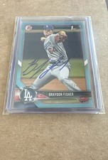 Autographed - 2018 Bowman Draft - Braydon Fisher #BD-82 Sky Blue /499 (RC) Auto