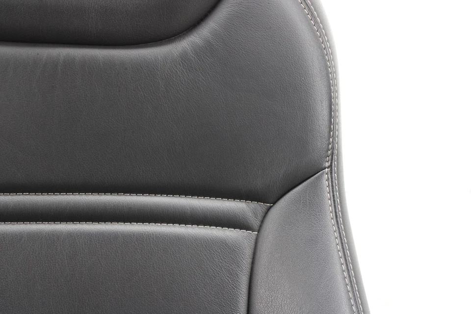 Pontiac Solstice 2006-2009 juego de asientos de cuero negro OEM ME64 Foto 3 de 4