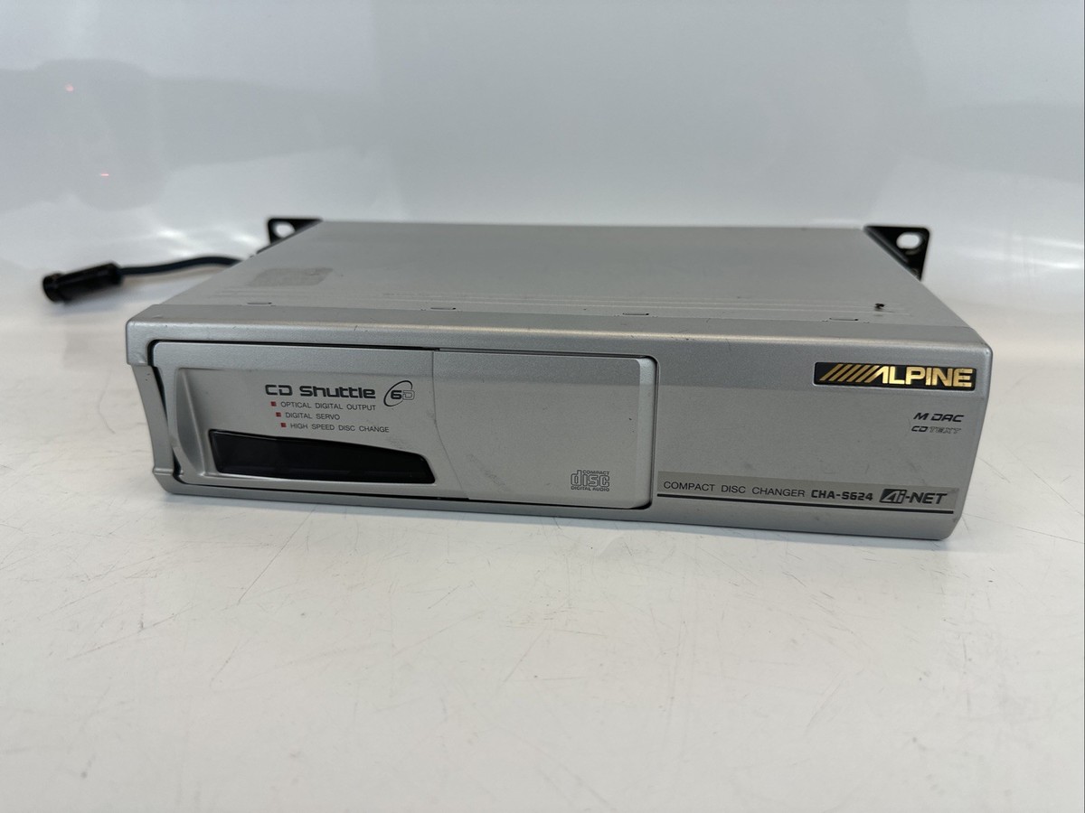 ALPINE # CHA-S624 Ai-NET/M-Bus CD Shuttle Digital Optical Vintage