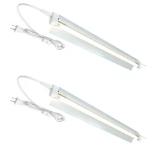 2-Pack T5 HO Grow Light - 1 Bulb Light System - Fluorescent Hydroponic Indoor...