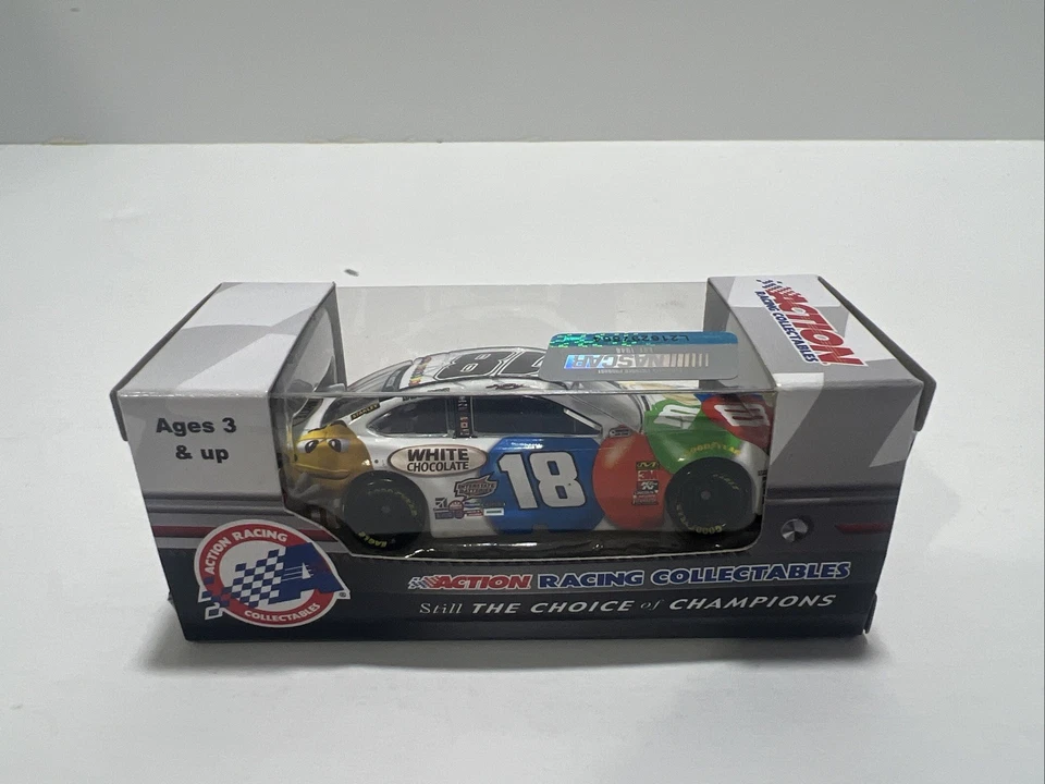 2018 Kyle Busch M&Ms белый шоколад 1:64 литая ОЧЕНЬ РЕДКАЯ НОВАЯ В КОРОБКЕ - Изображение 3 из 4