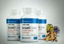 SciatiEase Sciatic Nerve Formula 1/2/3 Pack - 100 Caps - 12 Herbs for Nerve Heal