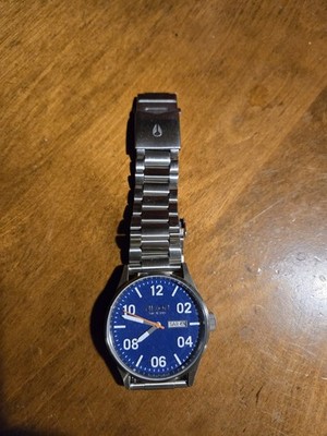 Nixon Sentry Stainless Steel Blue Analog Watch
