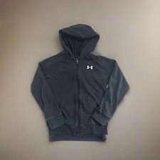 Under Armour Boys'black Hoodie Size Junior M color Black Used