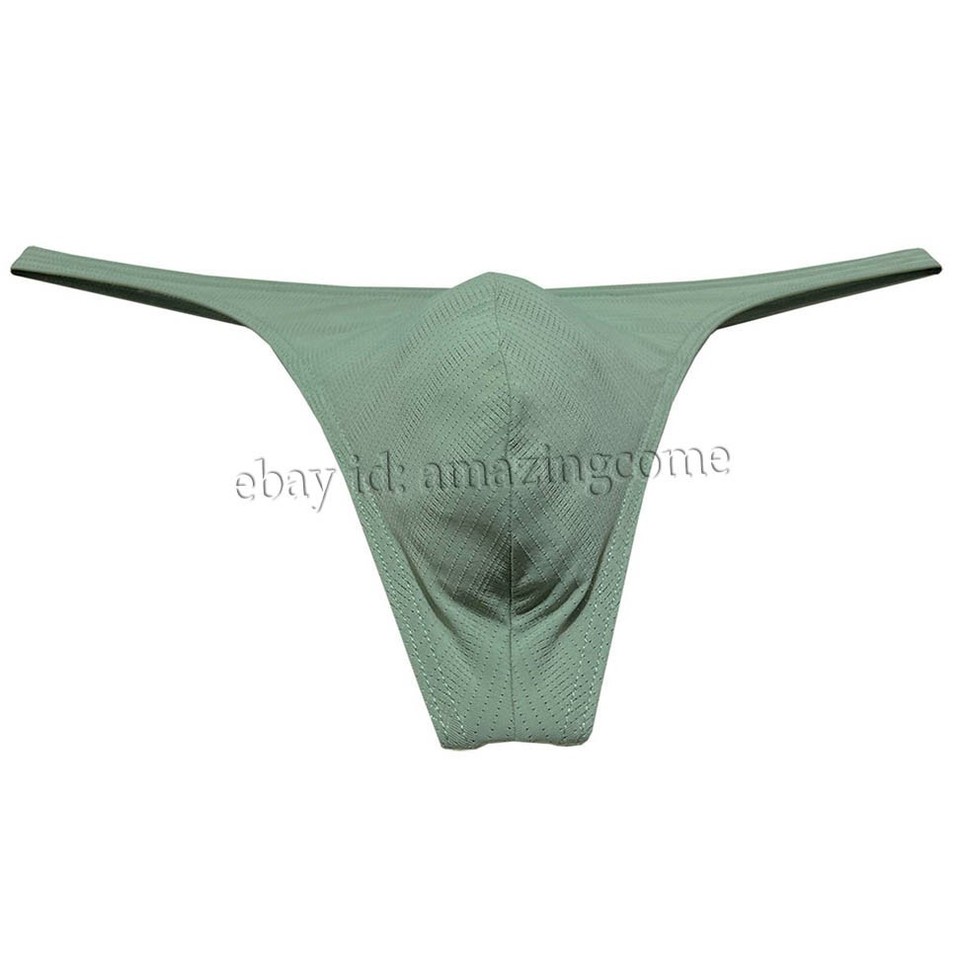 Men Micro Mesh String Thong G-String Sexy Underwear Breathable Big ...