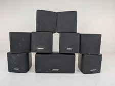 5 Bose Black Speakers 1 Center 4 Surround Double Cube Acoustimass Lifestyle
