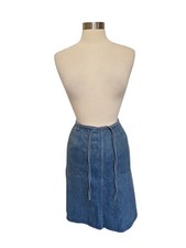 Womens 70s Vintage Denim Wrap Around Skirt by Koret City Blues